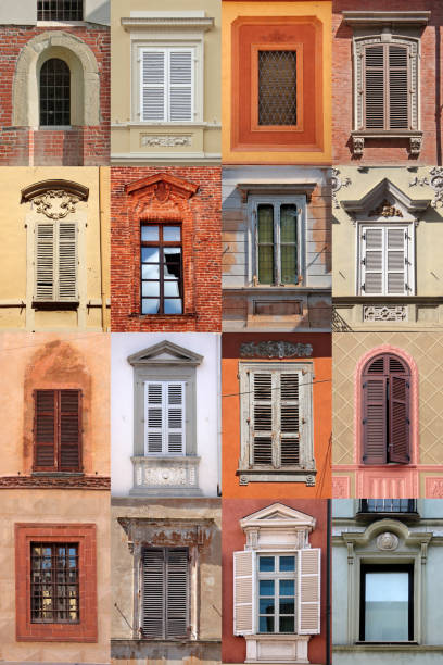 istock Collage of Italian windows Vercelli 2191446180
