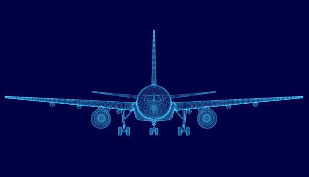 istock image of an airplane with a blue tail is displayed. The image is of a jetliner, and the tail is the most prominent feature of the plane 2191450713