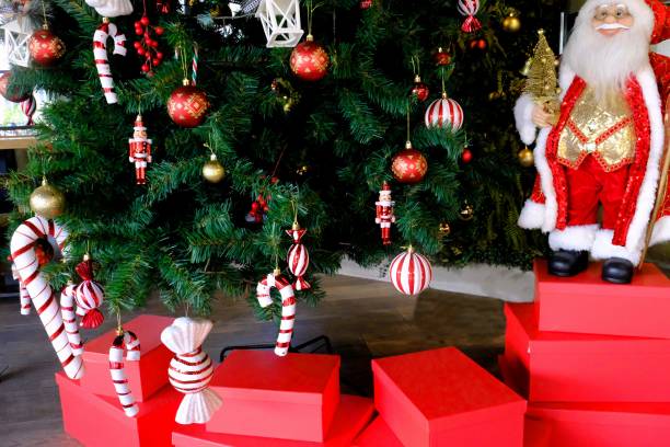 istock Close-up image of Christmas fir tree decorations 2191453344