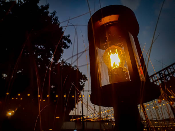 istock Each bulb casts a warm, inviting glow that contrasts with the surrounding darkness. 2191454640