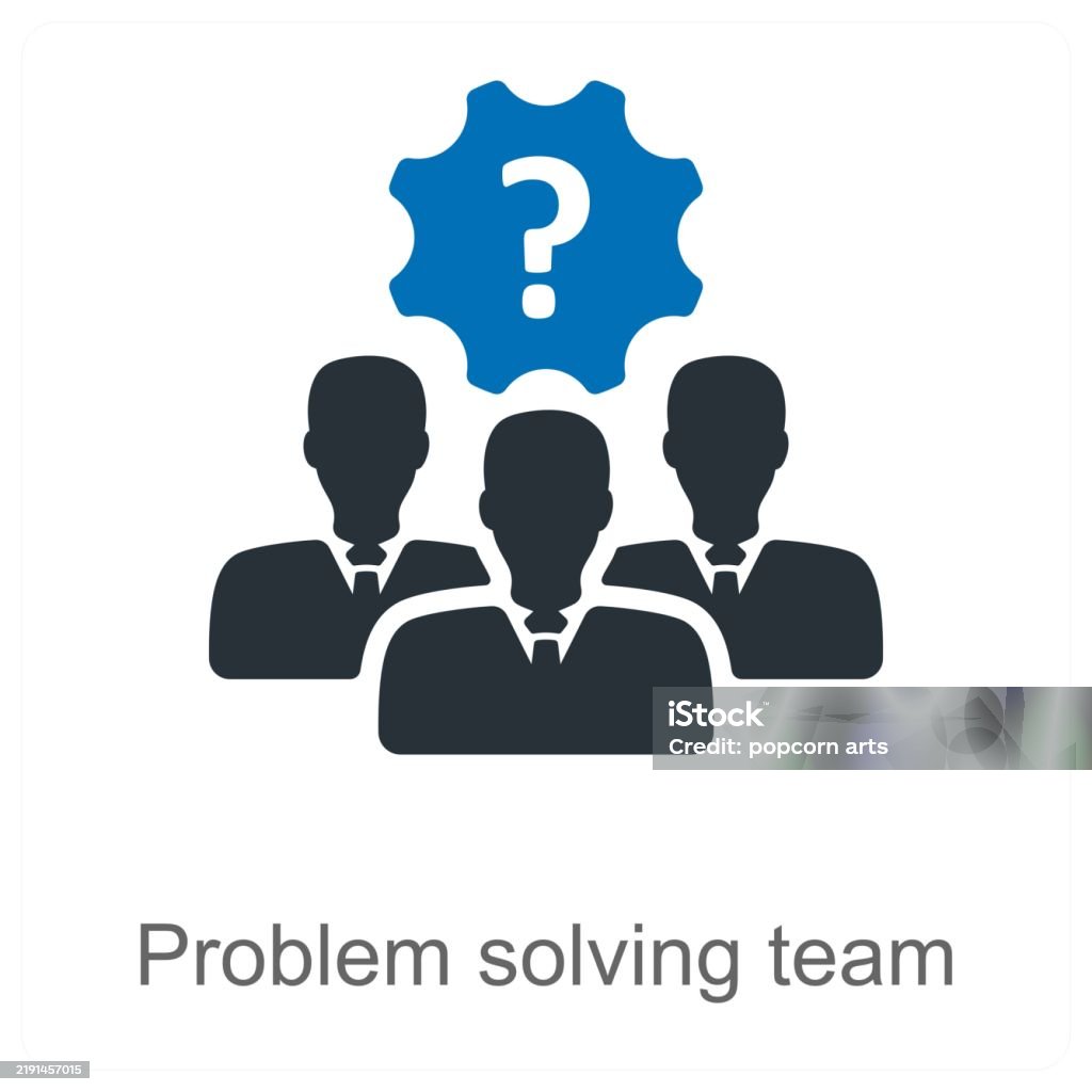 Team Problem Solving Vector Problem Solving Team Stock Illustration - Download Image Now ...