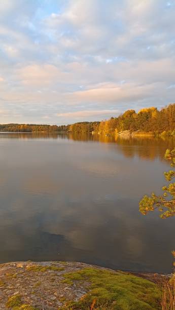 istock Finnish lake and forest serenity 2191459102