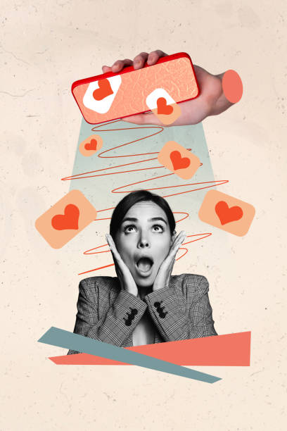 istock 3d magazine collage image of impressed lady getting instagram twitter telegram facebook likes isolated beige color background 2191462486