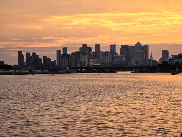 istock canary wharf skyline with rowing in the distance on river thames 2191466656