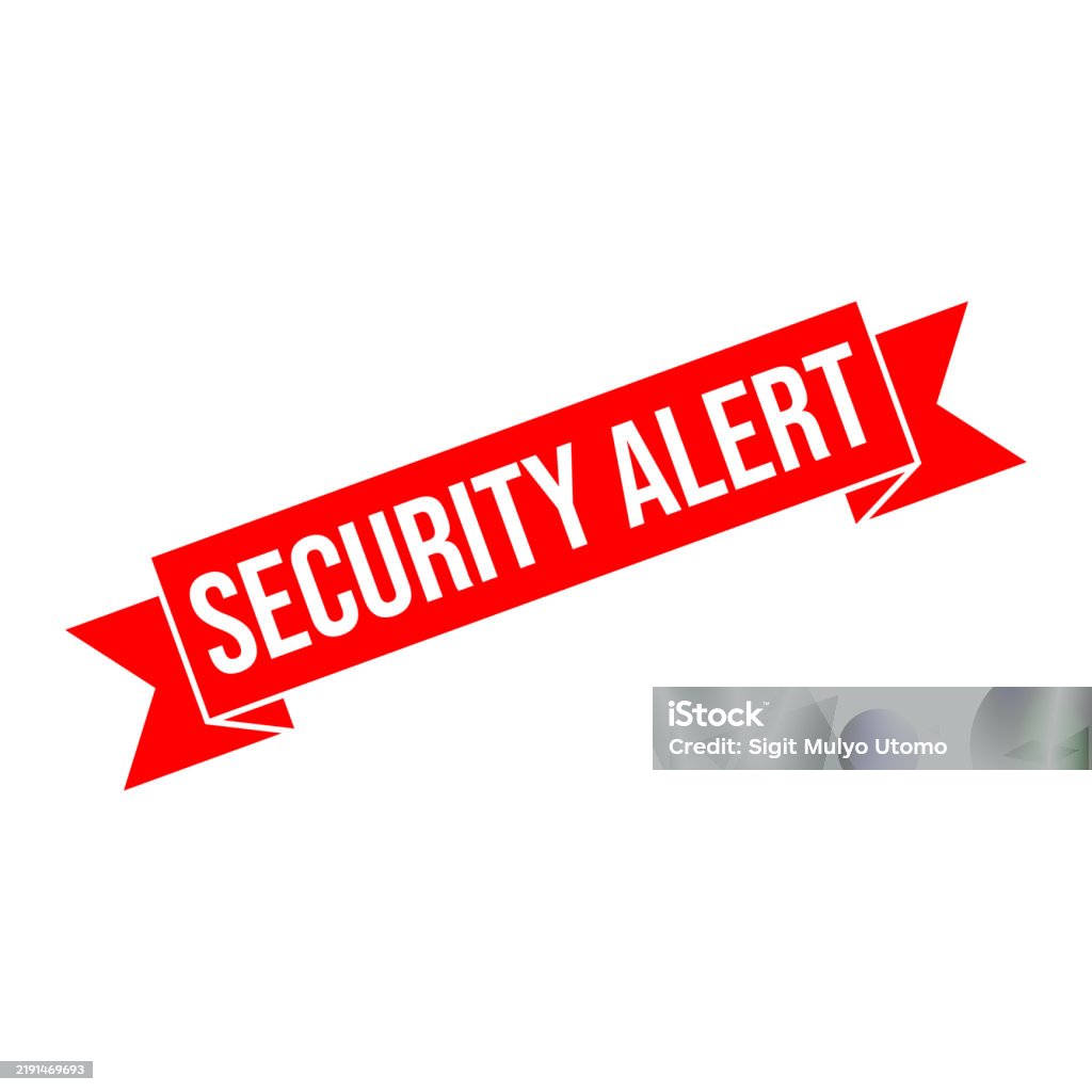 Security Alert Text Security Alert Rubber Stamp Vector Template Stock Illustration ...