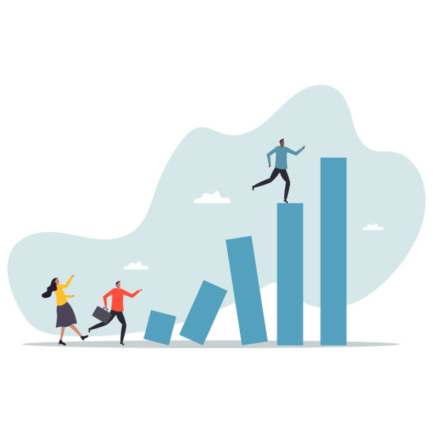 istock Taking initiative to win business competition, determination or entrepreneurship to overcome difficulty and success, courage or challenge.business concept.flat character. 2191473596