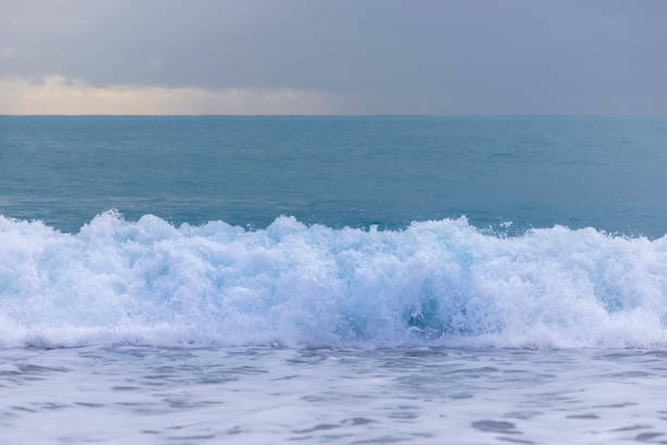 Waves formed in the sea