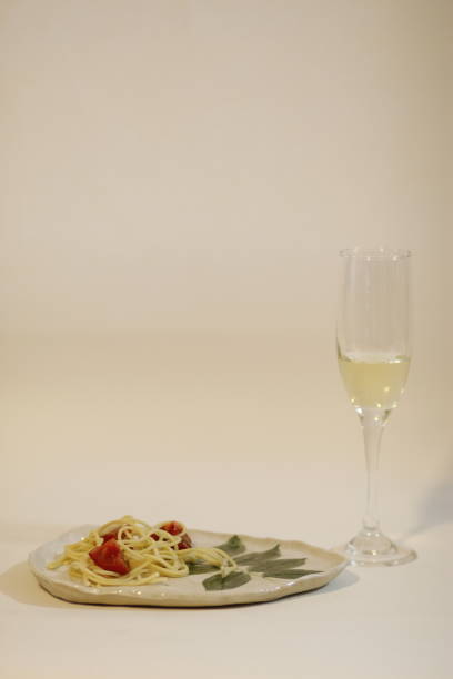 Glasses of champagne at the wedding ceremony