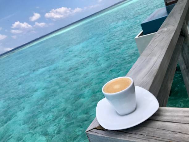 Espresso coffee cup, Maldives, Indian Ocean