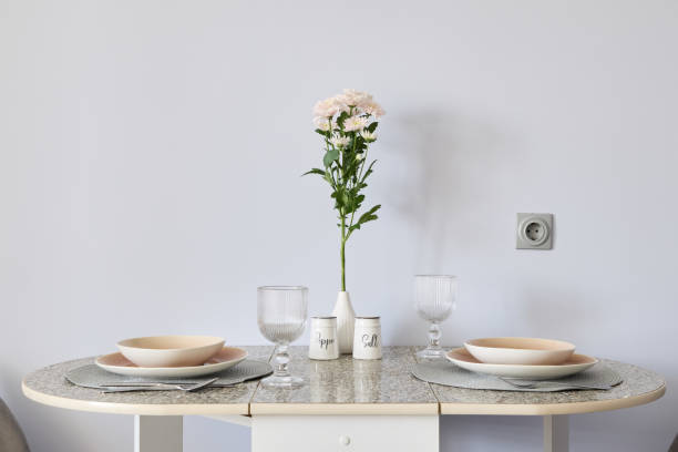 istock An Elegant Dining Table Setting Beautifully Decorated with Fresh Flowers and Fine Glassware 2191483285