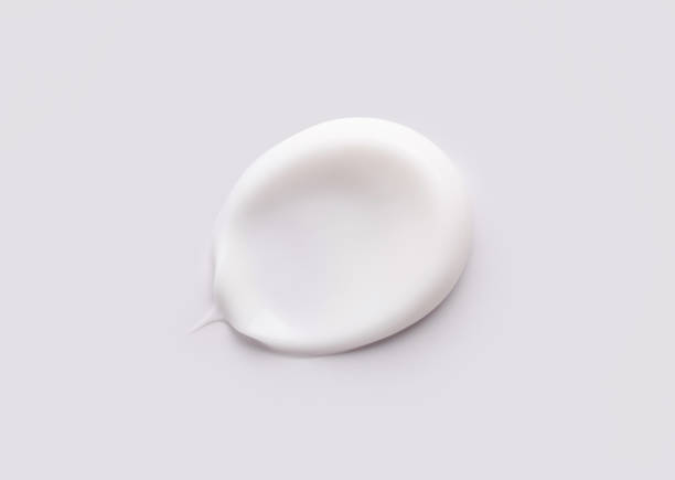 istock cosmetic smear of creamy texture on gray background 2191483676