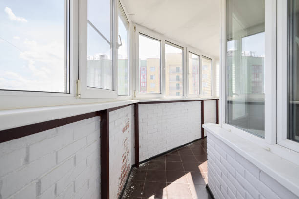 istock A Beautiful and Bright Sunlit Balcony Featuring a Modern Design with Fresh and Airy Aesthetics 2191484458