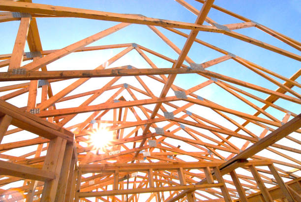 Construction of new home house residence residential building build construct