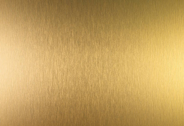 istock Golden brushed metal texture for background 2191493792
