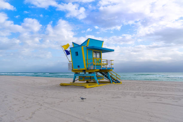 istock Lifeguard Hut at Miami Beach 2191496297