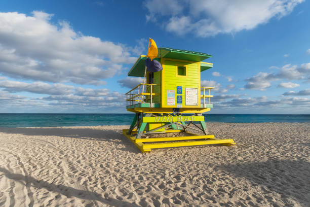 istock Lifeguard Hut at Miami Beach 2191496324
