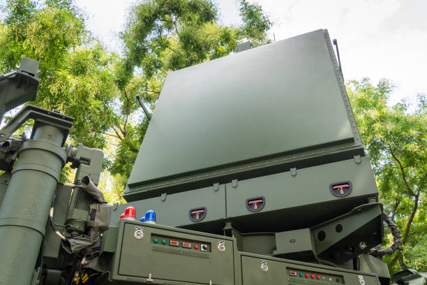 istock Israeli-developed Military mobile radar system in a forested area 2191507200