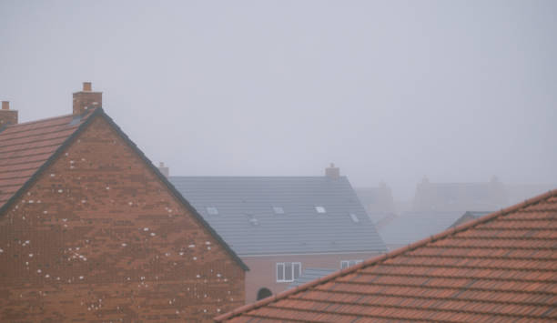 istock New build houses on a misty day 2191508343