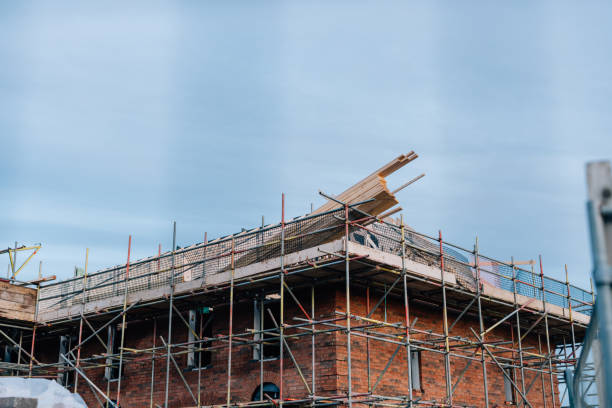 istock Construction side housing in the UK newbuild 2191508603
