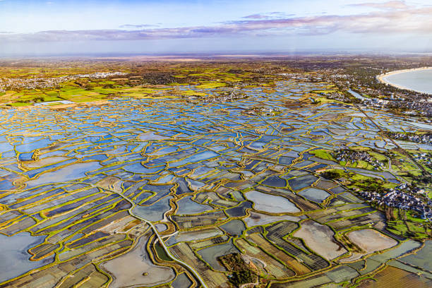 istock Loire River estuary and La baule Marsh on atlantic ocean coast 2191508671