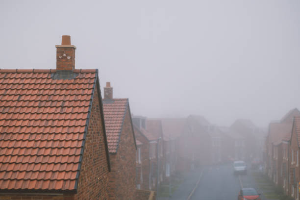 istock New build houses on a misty day 2191508703