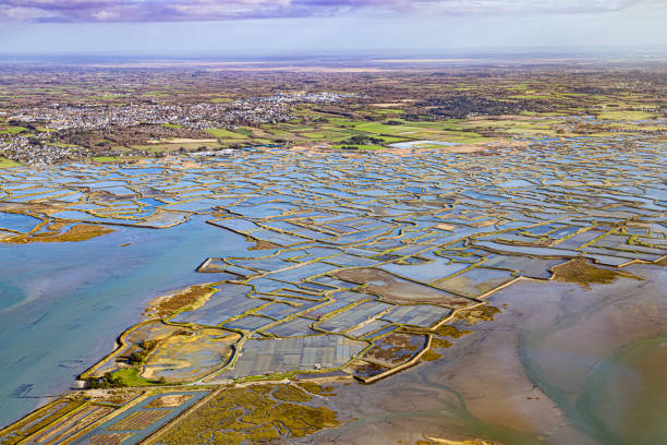 istock Loire River estuary and La baule Marsh on atlantic ocean coast 2191508740