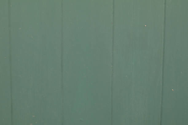 Green wooden wall. Abstract background texture. Interior design and exterior decoration.