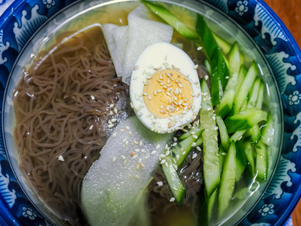 istock Korean cold noodles soup (mul naengmyeon) 2191513525