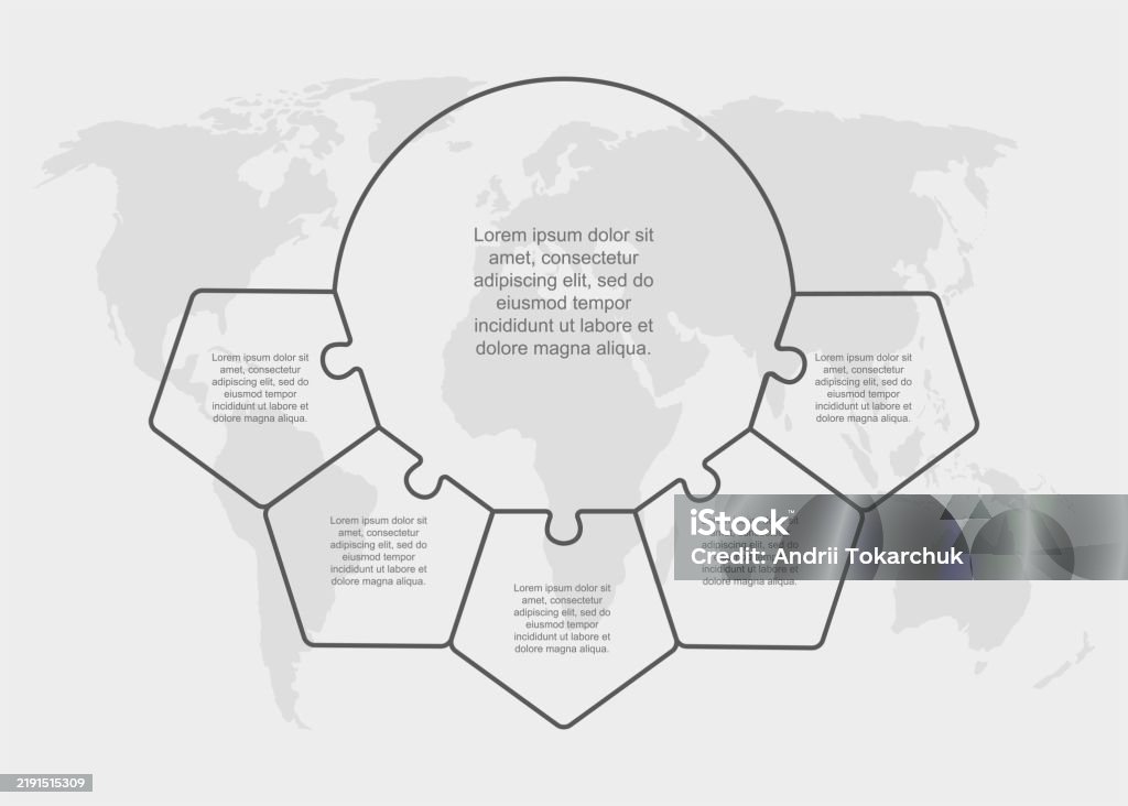 Transparent Diagram Infographic Process On 5 Steps Stock Illustration ...