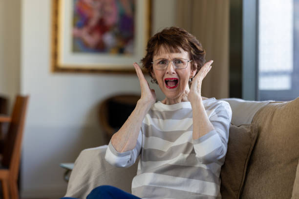 istock Frightened senior woman 2191517519