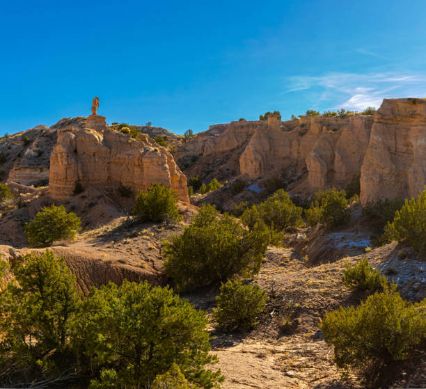 istock Sandstone Rock Formations and Canyon at The Nambe Badlands 2191521555