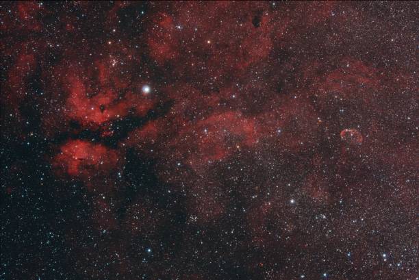 istock Diffuse nebula near the saddle of Gamma Cygni. (IC1318, NGC6888) 2191534034