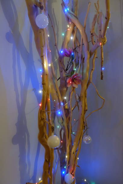 istock Decorative Ivy Roots Illuminated Christmas Balls Home Decor 2191542386