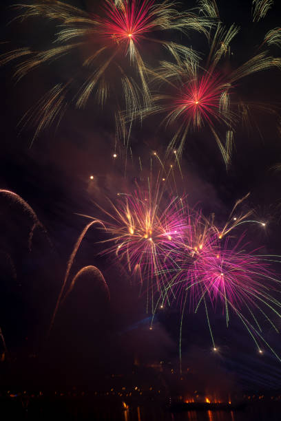 istock Stunning Fireworks Display Over the Danube River in Budapest During the August 20th Festivities 2191550783
