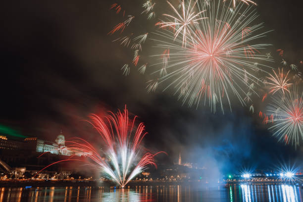 istock Fireworks Illuminate the Night Sky Over Budapest on August 20th During the National Celebrations 2191550807