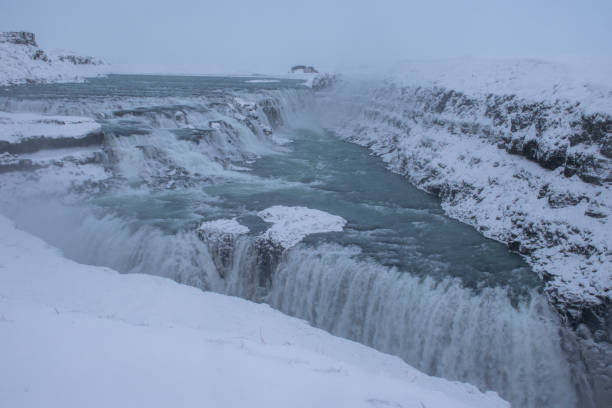 istock A panoramic view of the Gullfoss waterfalls in Iceland. 2191553306
