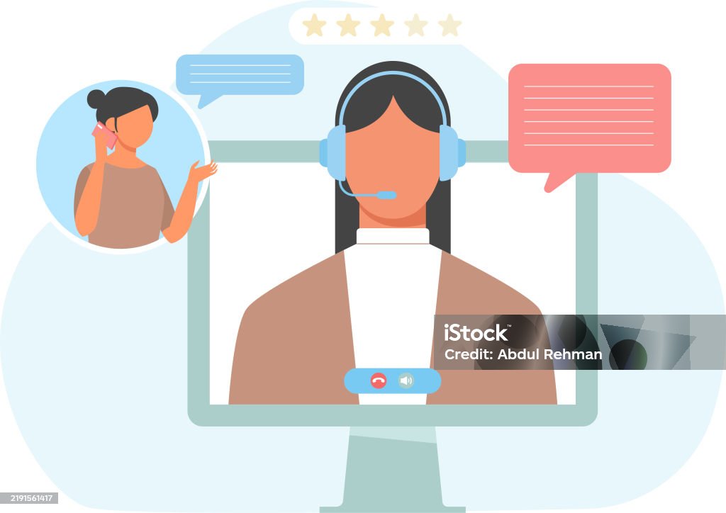 Help Agent Vector Illustration Which Can Easily Modify Or Edit Stock ...