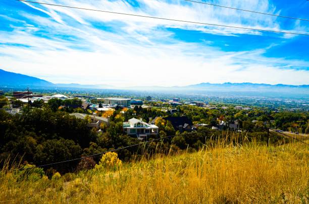 istock Salt Lake City View from Above 2191566763