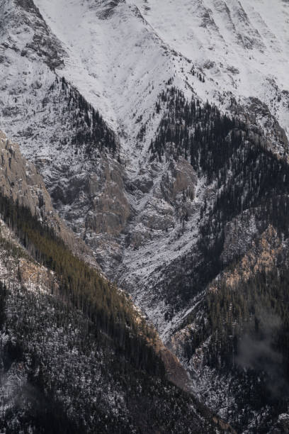 istock Snow covered mountains in Alberta, Canada in winter. Nature background 2191575274