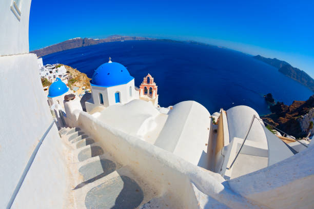 istock Panoramic view of Santorini island, Cyclades, Greece 2191583078