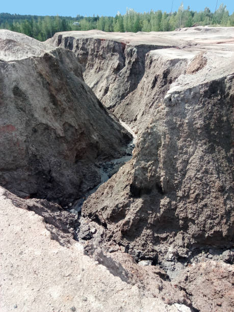 istock Quarry for the extraction of multi-colored clay 2191583289