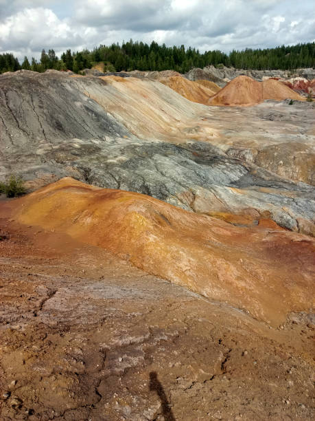 istock Quarry for the extraction of multi-colored clay 2191584007