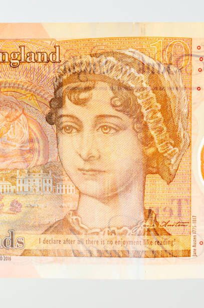 istock Portrait of Jane Austen on the 10 GBP note. 2191584813