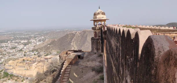 istock A wall with a tower on top of it 2191588886