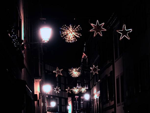 istock View of the street decorations 2191590597