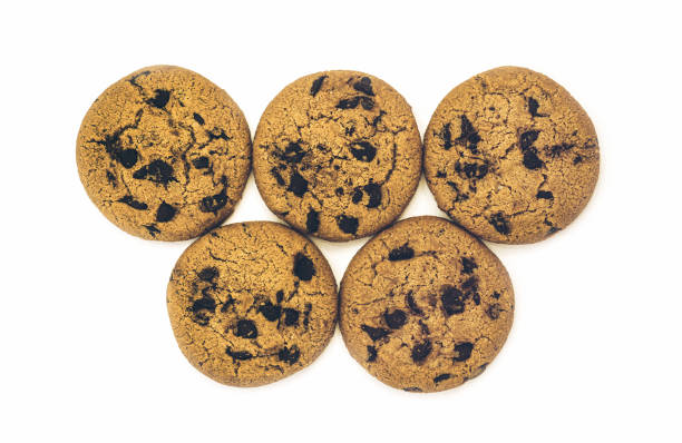 istock american oatmeal cookies, isolated 2191590896