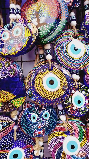 istock Glass evil eye beads. Souvenirs. 2191591470
