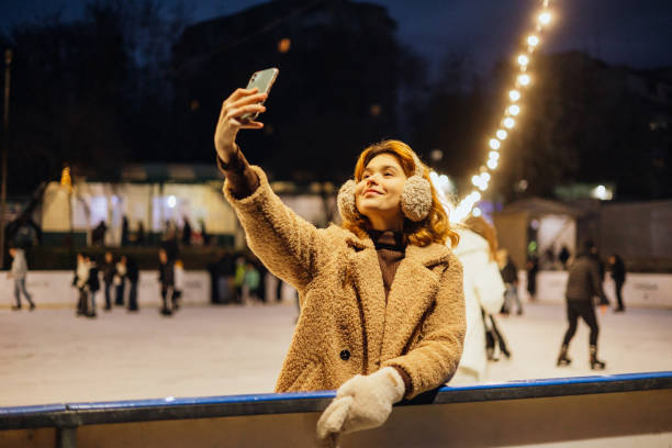 istock Selfie on the Ice Rink 2191593985