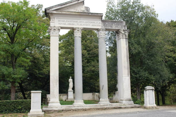 Temple of Apollo in Nymphenburg Park, Munich, Germany