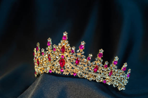 istock Royal crown for queen nad princess, ruby. Symbol of authority 2191598211